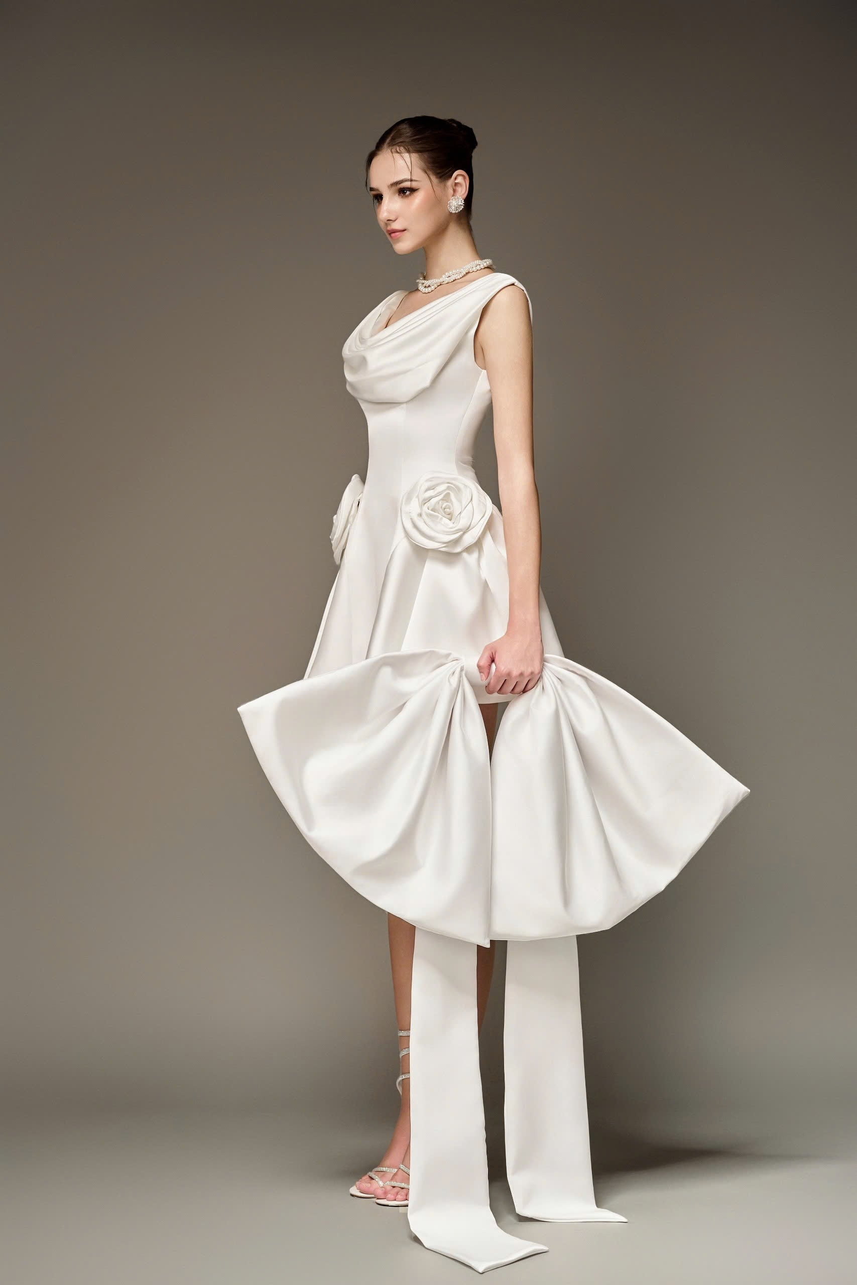 Nhat VY HERSLAY DRESS – White