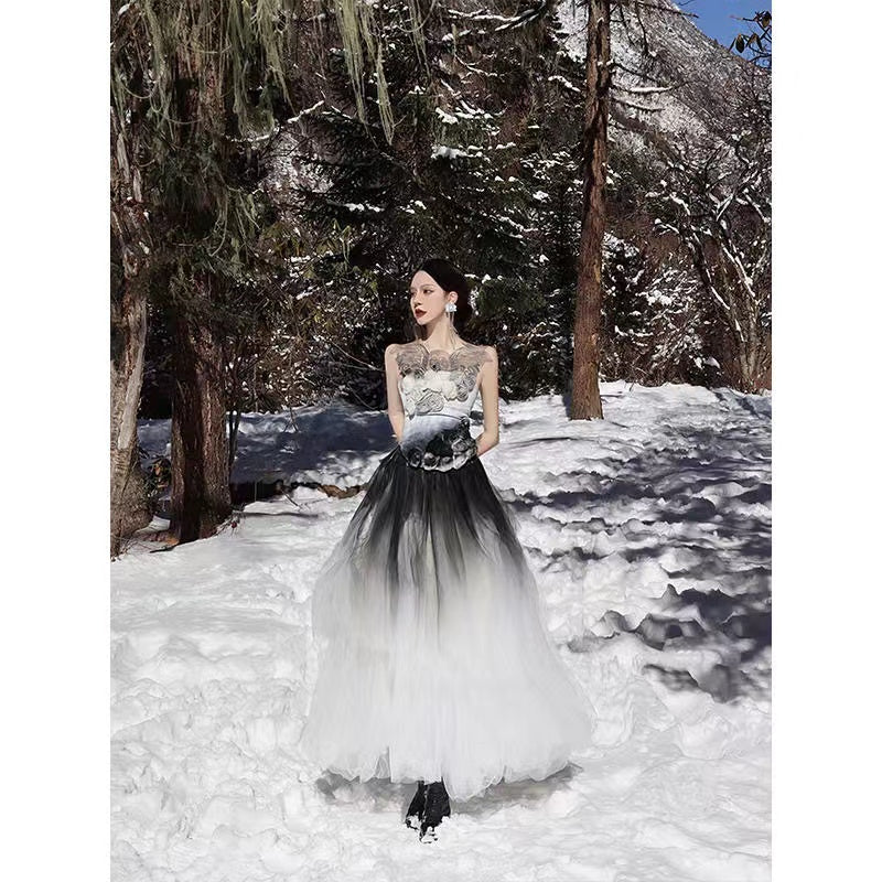 By Cookie H moonlight and snow top & skirt