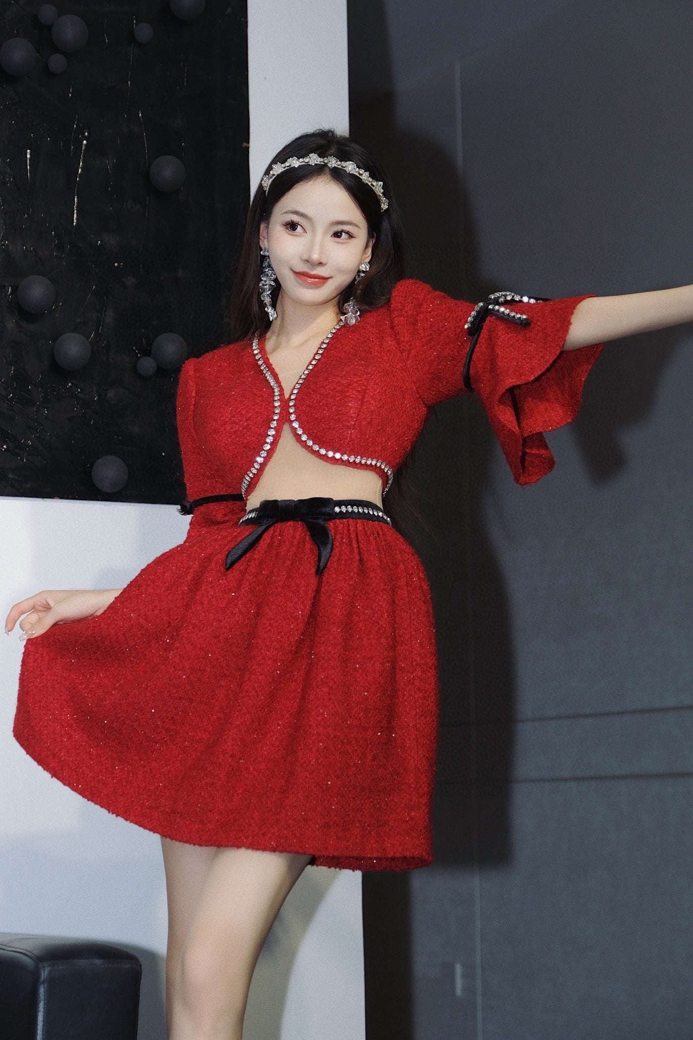 Masion Wester Paris Red princess Dress