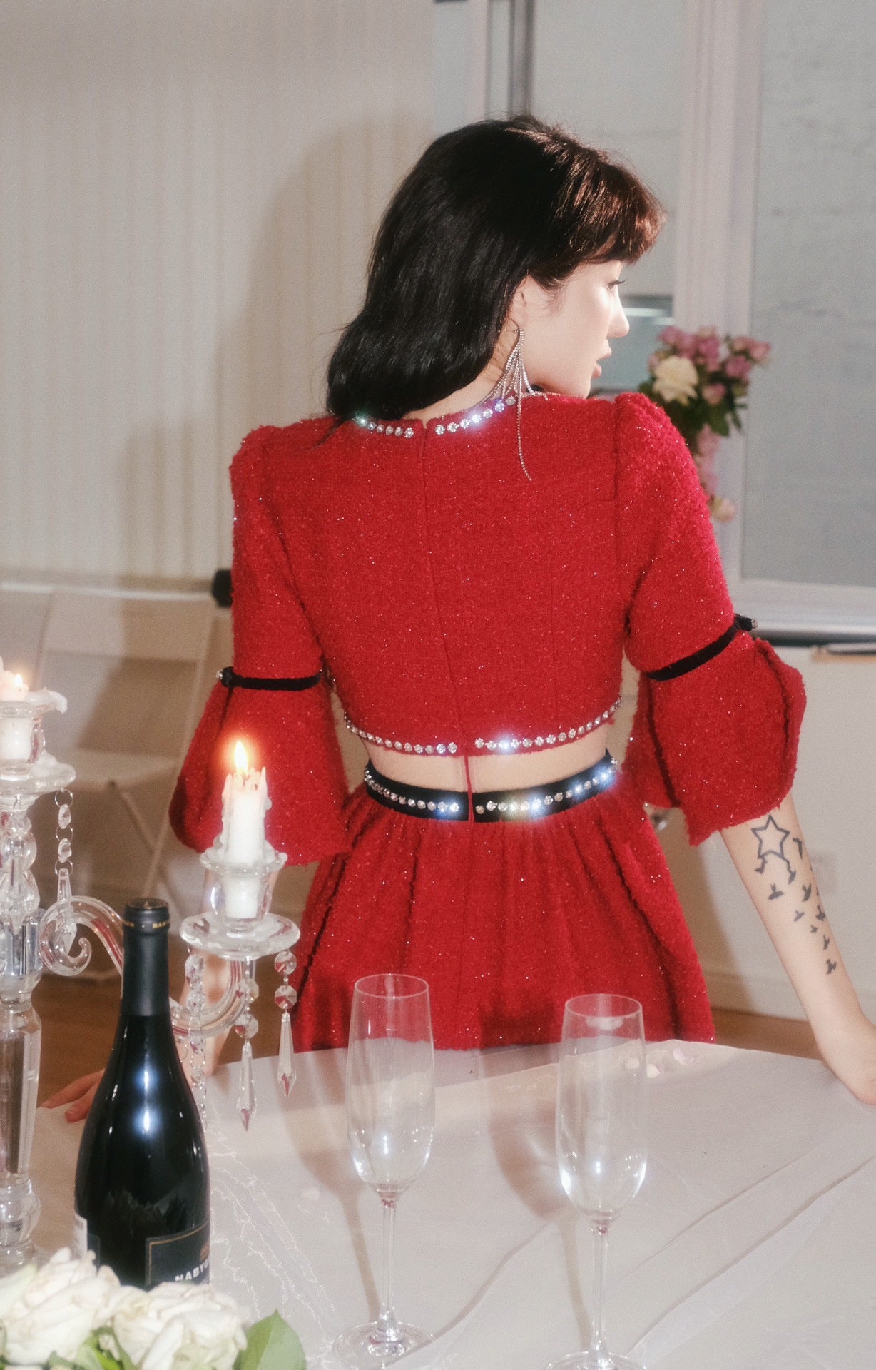 Masion Wester Paris Red princess Dress