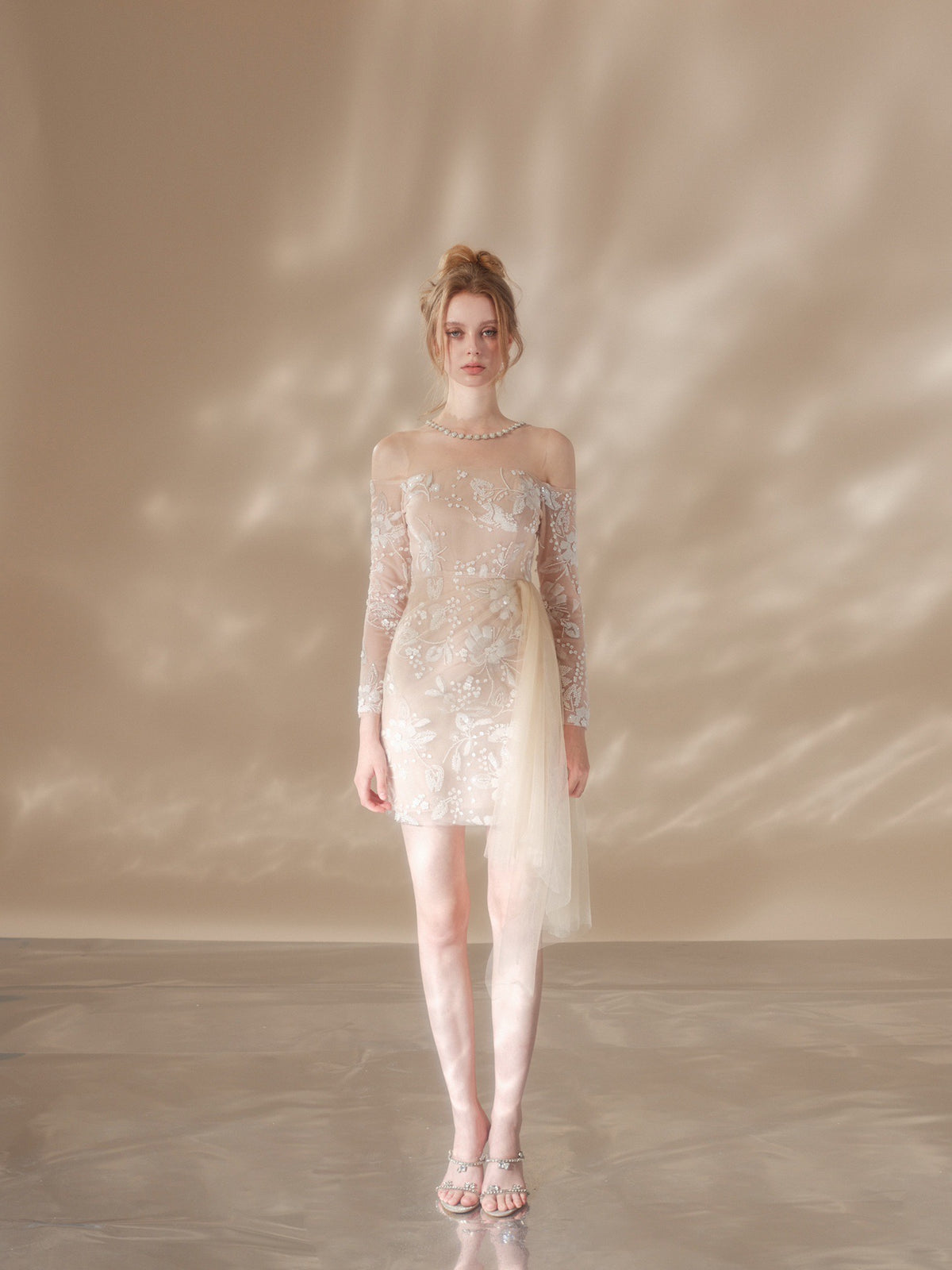 wardrobes by chen nude yarn dress