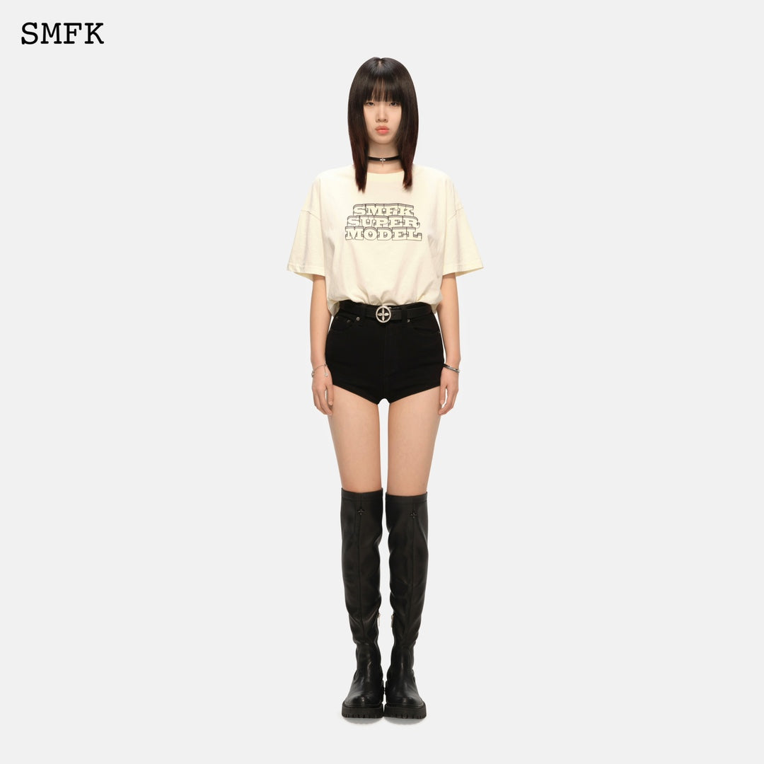 SMFK Model Oversized Vintage Loose Tee