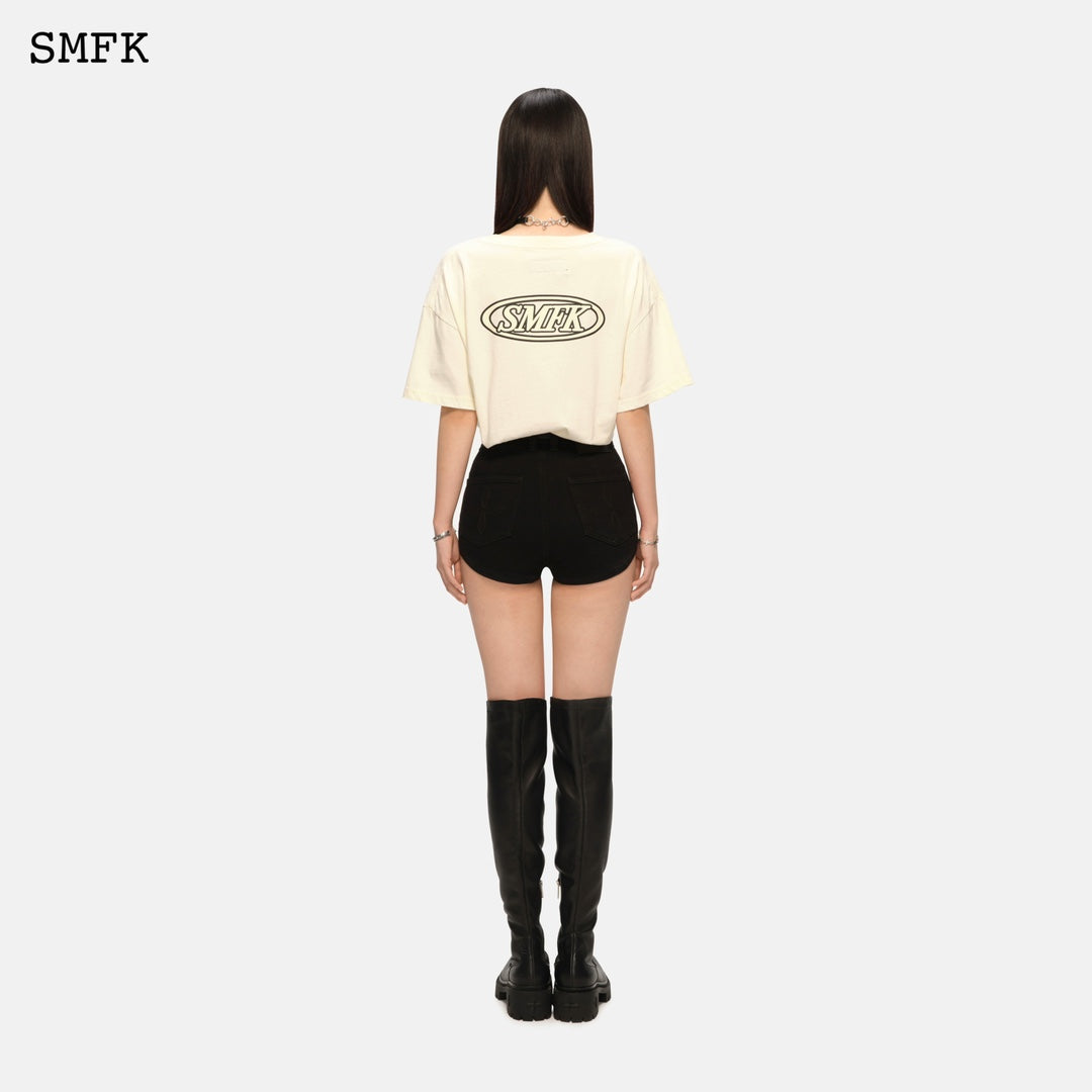 SMFK Model Oversized Vintage Loose Tee