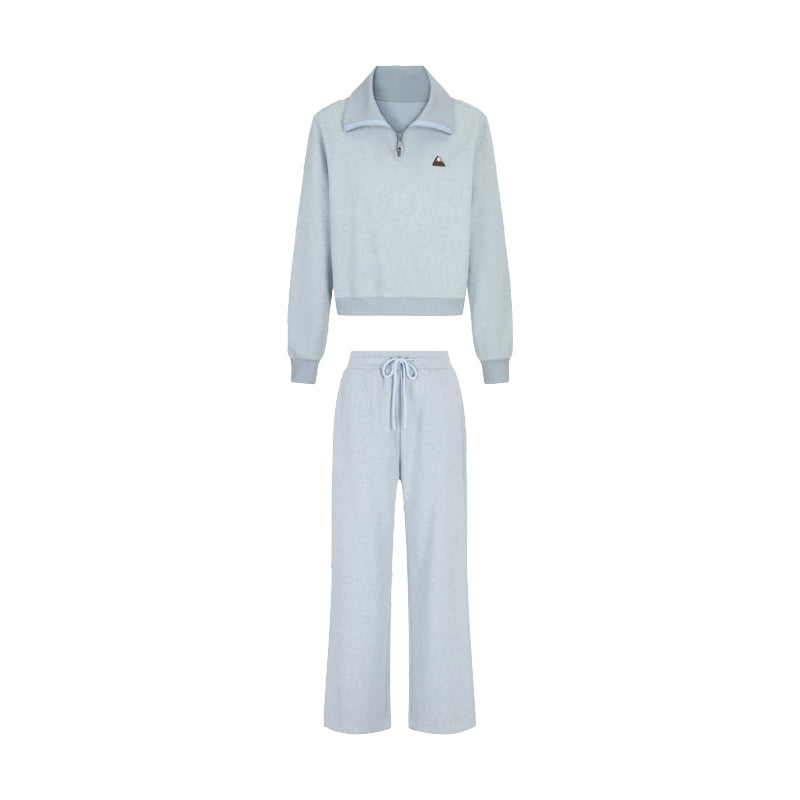 EDGII ED50AW16002&amp;ED50AW16006 Half zip hoodie + sweatpants set