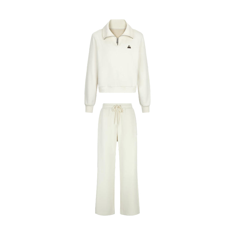 EDGII ED50AW16002&amp;ED50AW16006 Half zip hoodie + sweatpants set