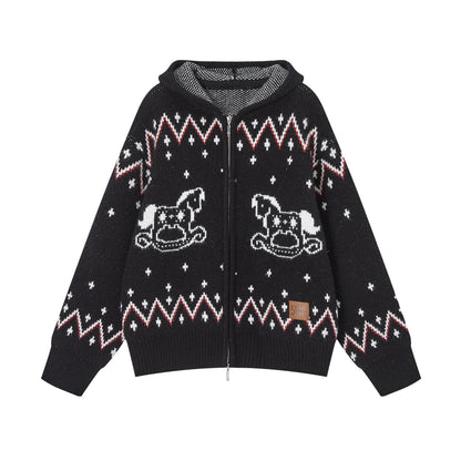 SOMESOWE S2508295 Fel Island Trojan hooded cardigan