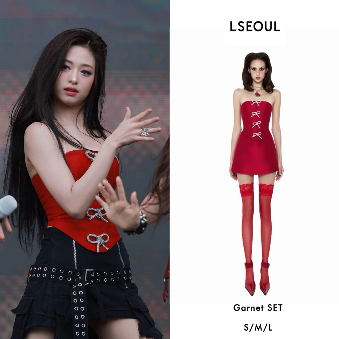 LSEOUL [Star Style] Garnet Set