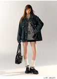 AsGony Oversized Denim Jacket(2color)