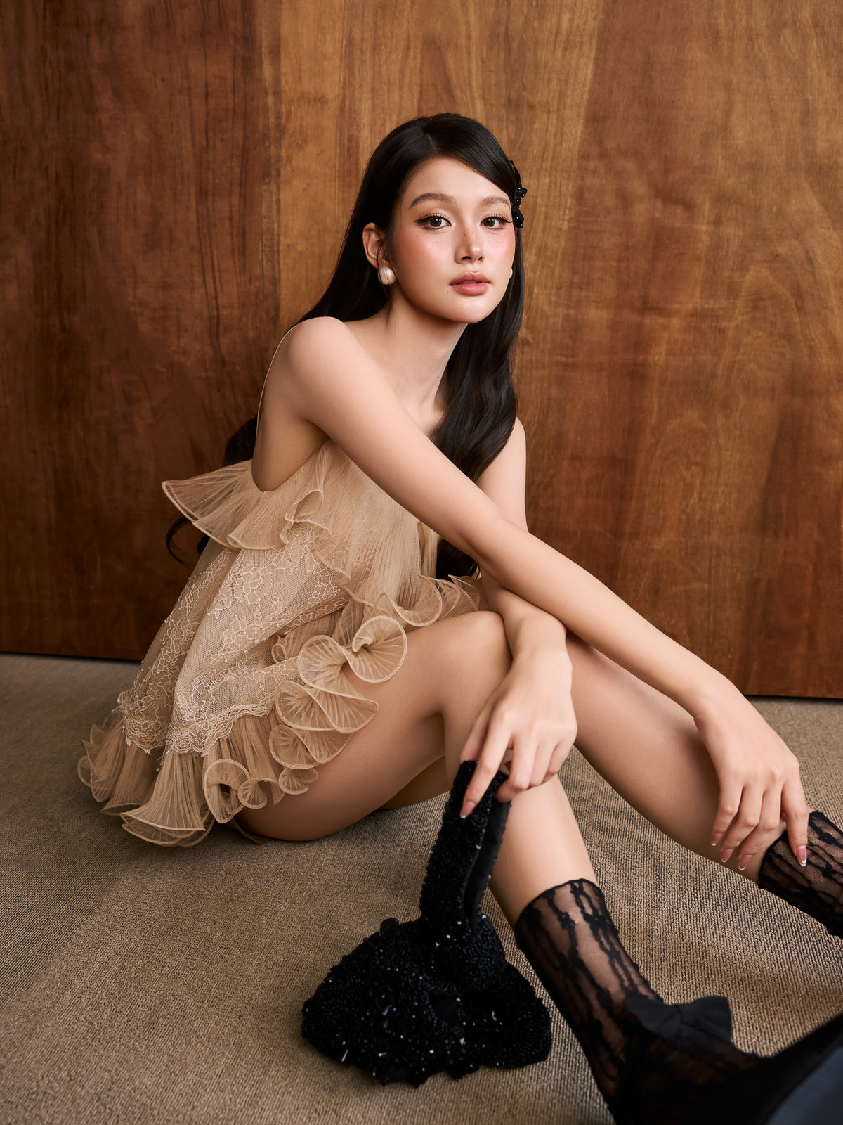 COLIN Lace Camisole &amp; Shorts