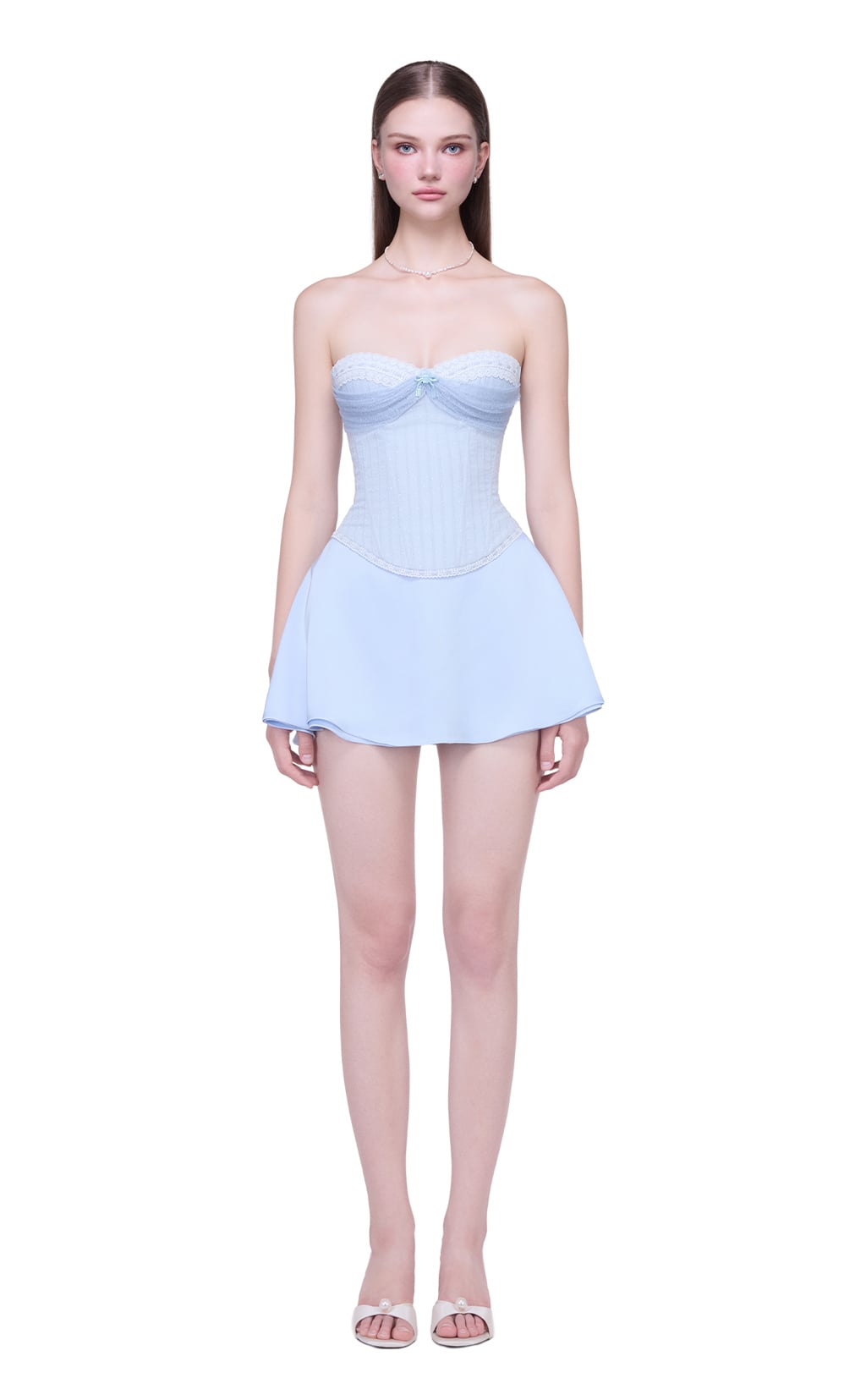 Jubin TIFFANY CORSET &amp;  BALLERIE SKIRT Blue