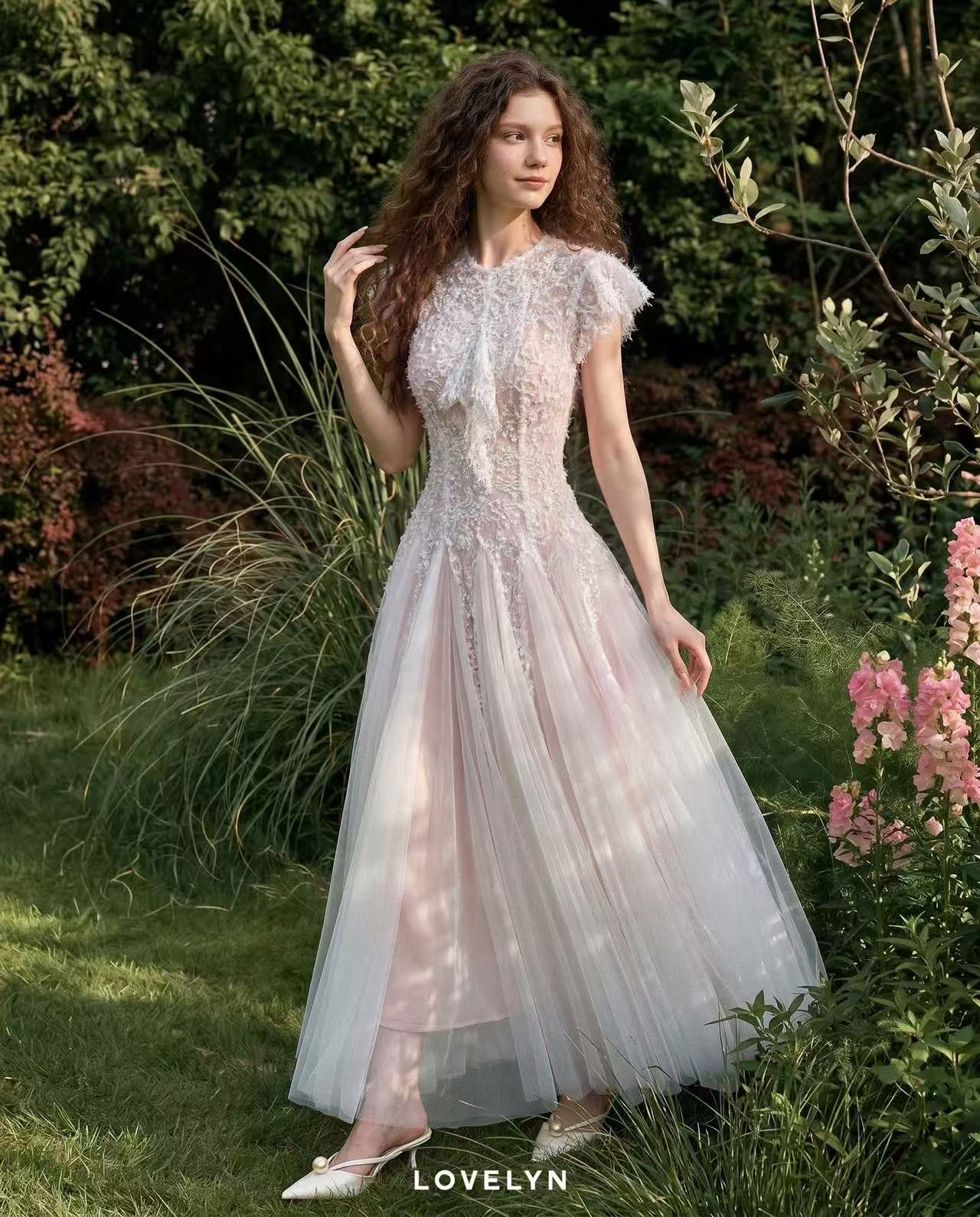 Lovelyn Ethereal Blossom Gown