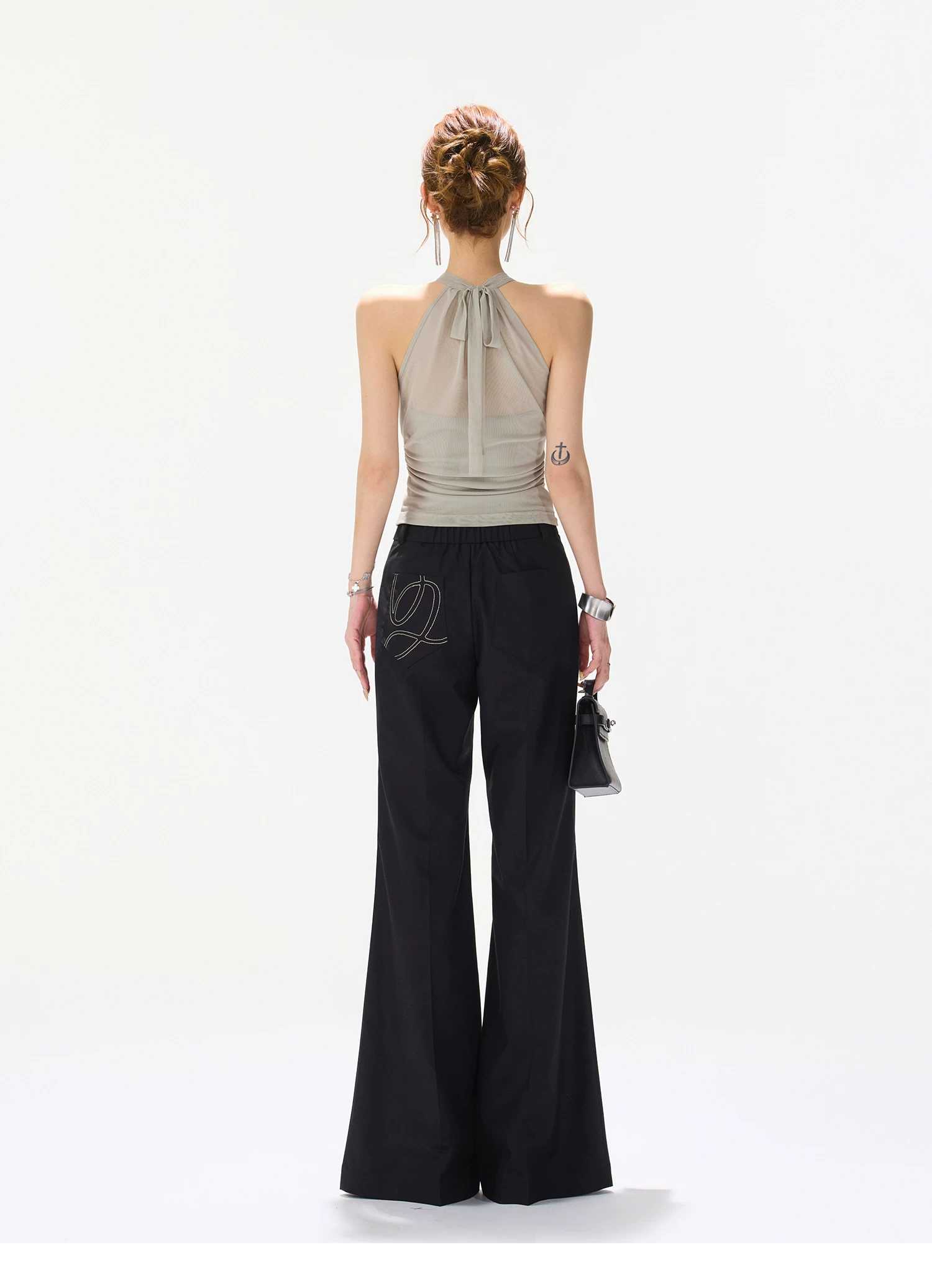 CYNR High Waist Bootcut Pants