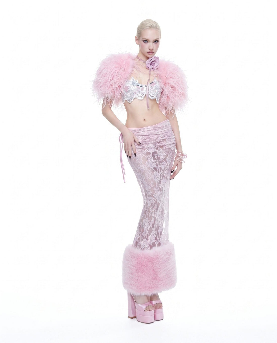 MAEL FEMME VICKY TOP &amp; ELSA SKIRT
