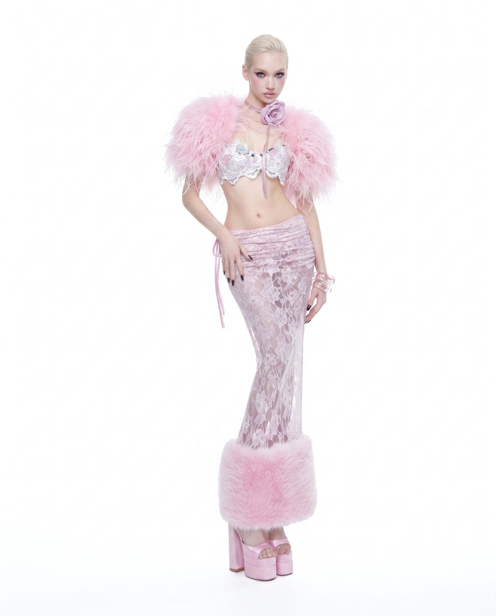 MAEL FEMME VICKY TOP &amp; ELSA SKIRT
