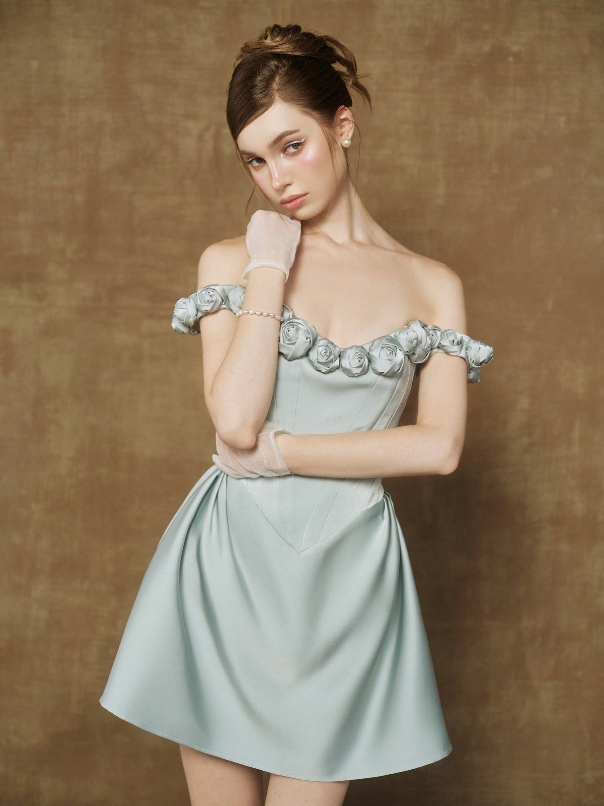 MAVEN Miranda Icy Blue Mini Dress