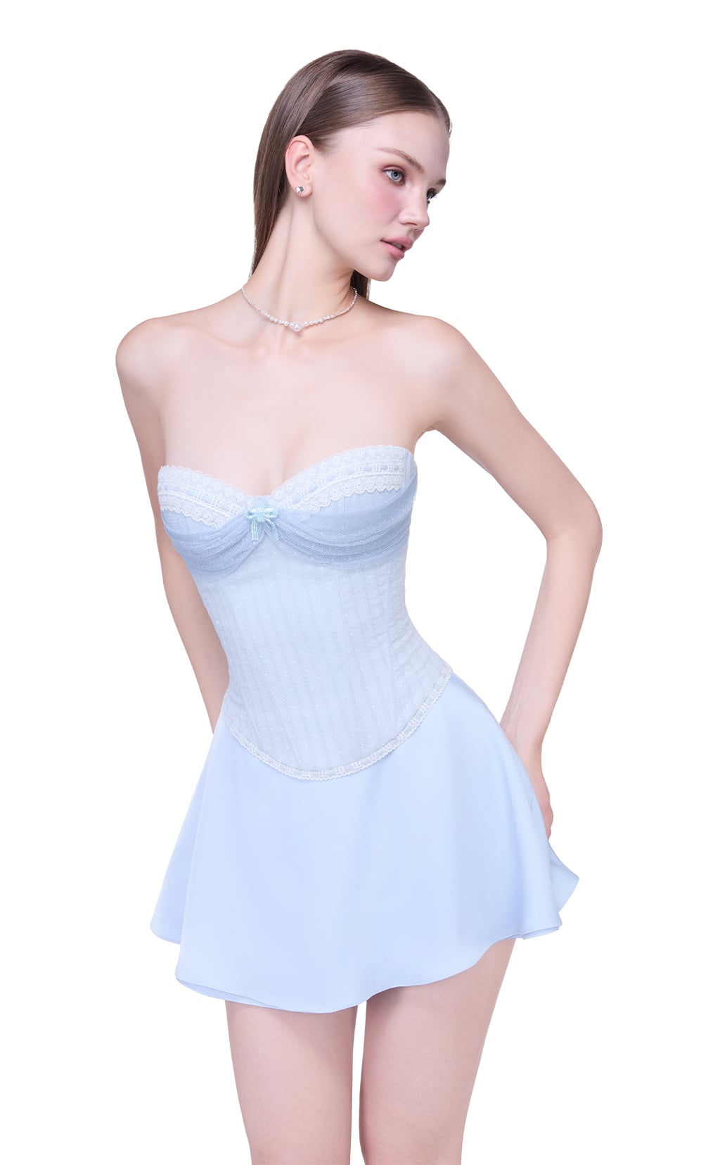 Jubin TIFFANY CORSET &amp;  BALLERIE SKIRT Blue