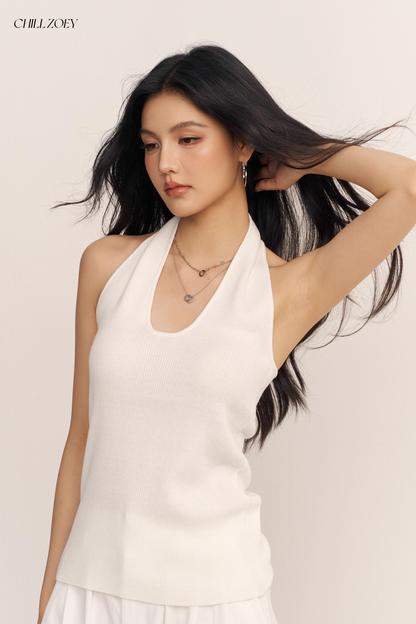 Chill Zoey M690277 Ethereal White Knit Set(SEPERATE)