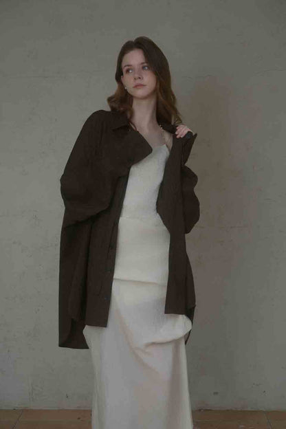 Crow Crew White dark patten camisole dress
