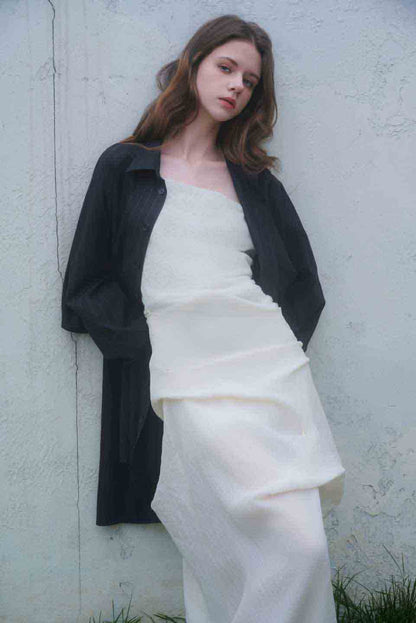 Crow Crew Dark blue wool shirt