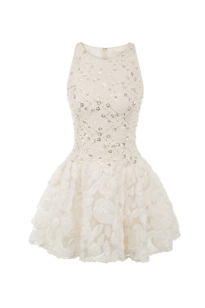 Wardrobes by chen 3D floral lace fluffy dress