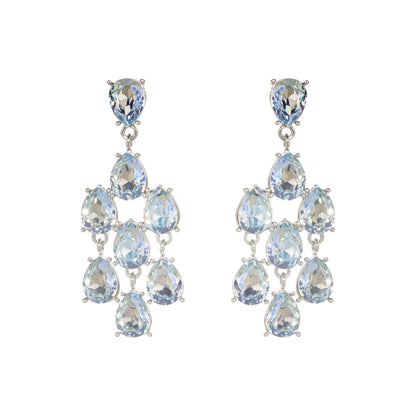 Wardrobes by chen Tassel colored diamond earrings