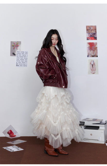 Tut tuto Multi layered fluffy long skirt