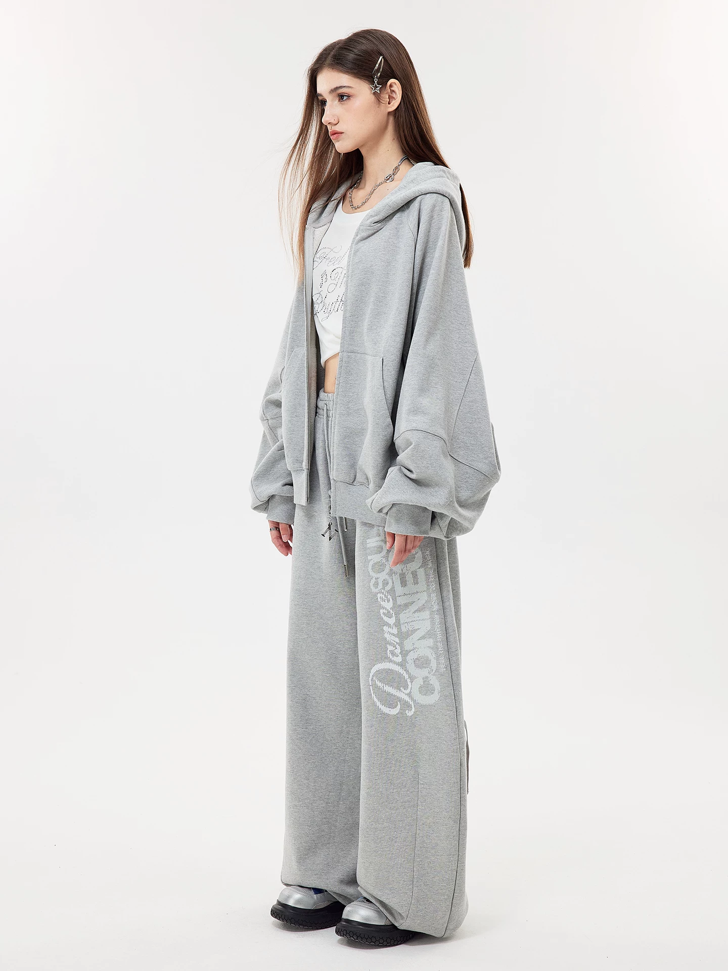 Nova Street Oversized Grey Curved Leg Set(SEPERATE)