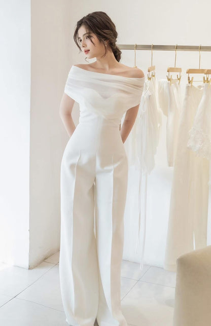 OIA Annete Jumpsuit -white