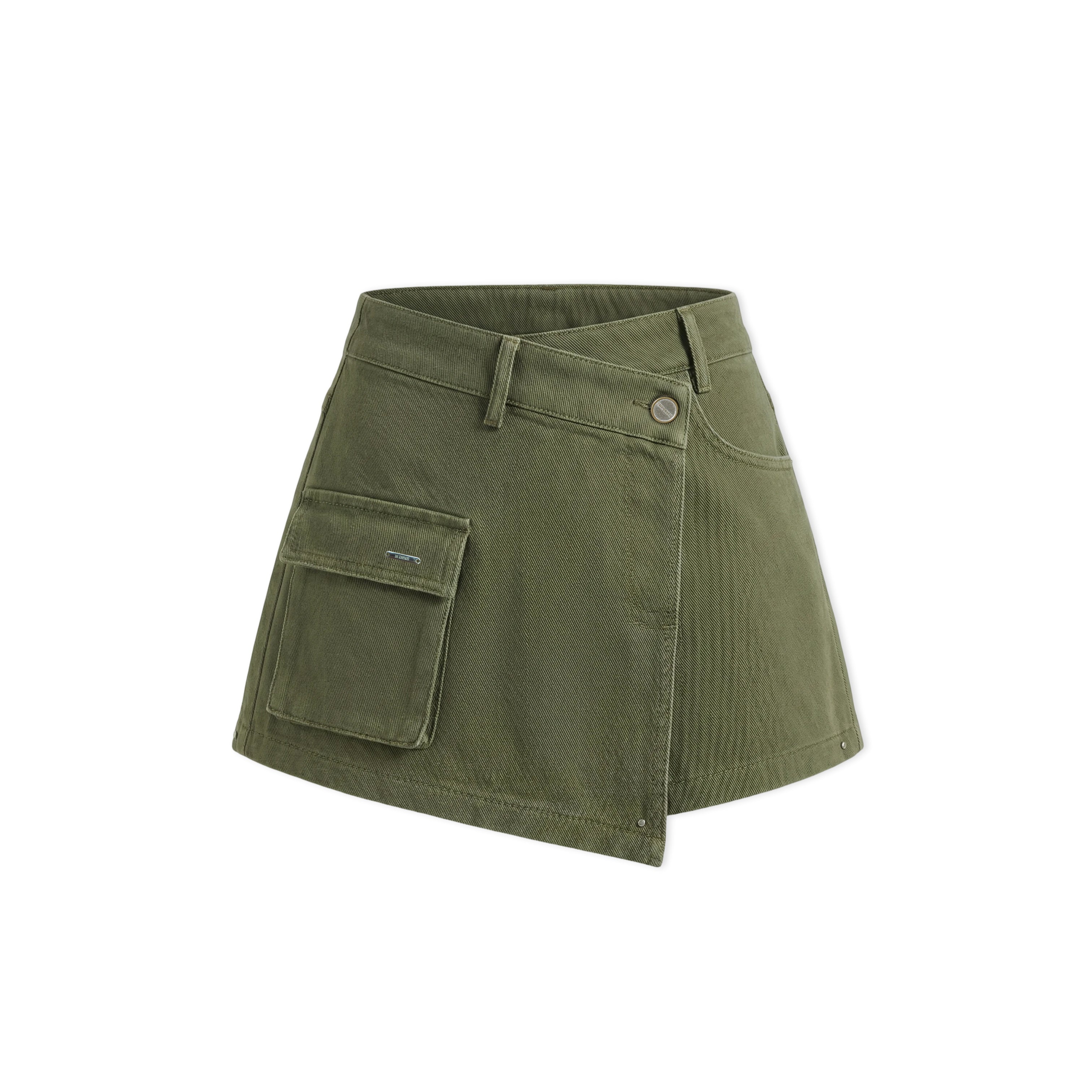 16DEWS 16D246059 High waisted A-line denim skirt and pants