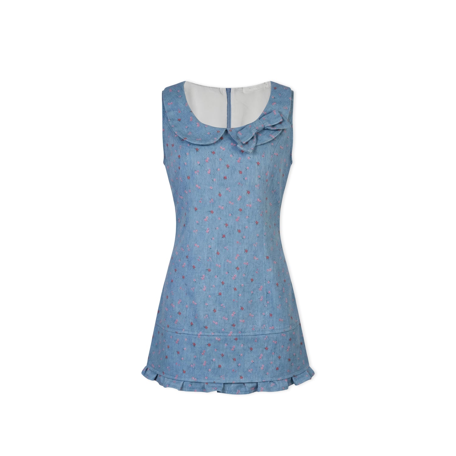 16DEWS 16D246069 A-line doll collar denim dress