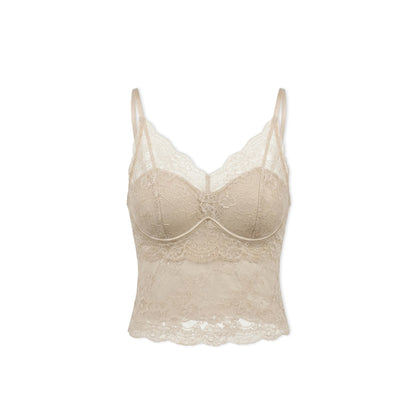 16DEWS 16D246072 Soft lace slim fit suspender