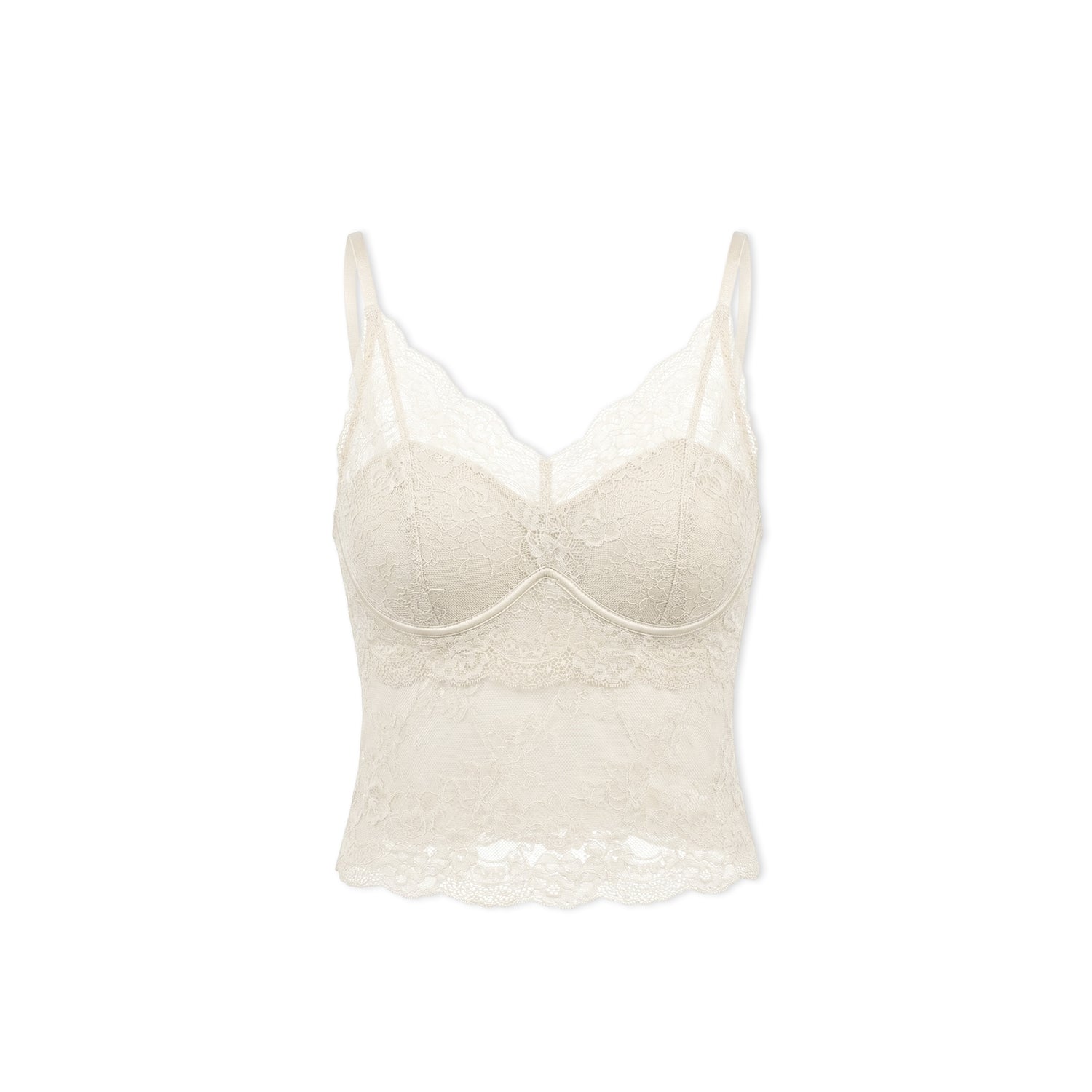 16DEWS 16D246072 Soft lace slim fit suspender