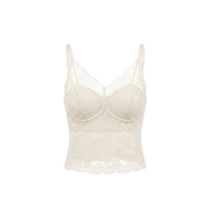 16DEWS 16D246072 Soft lace slim fit suspender