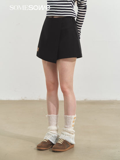 SOMESOWE S2508207 Fun flower fake two piece skort