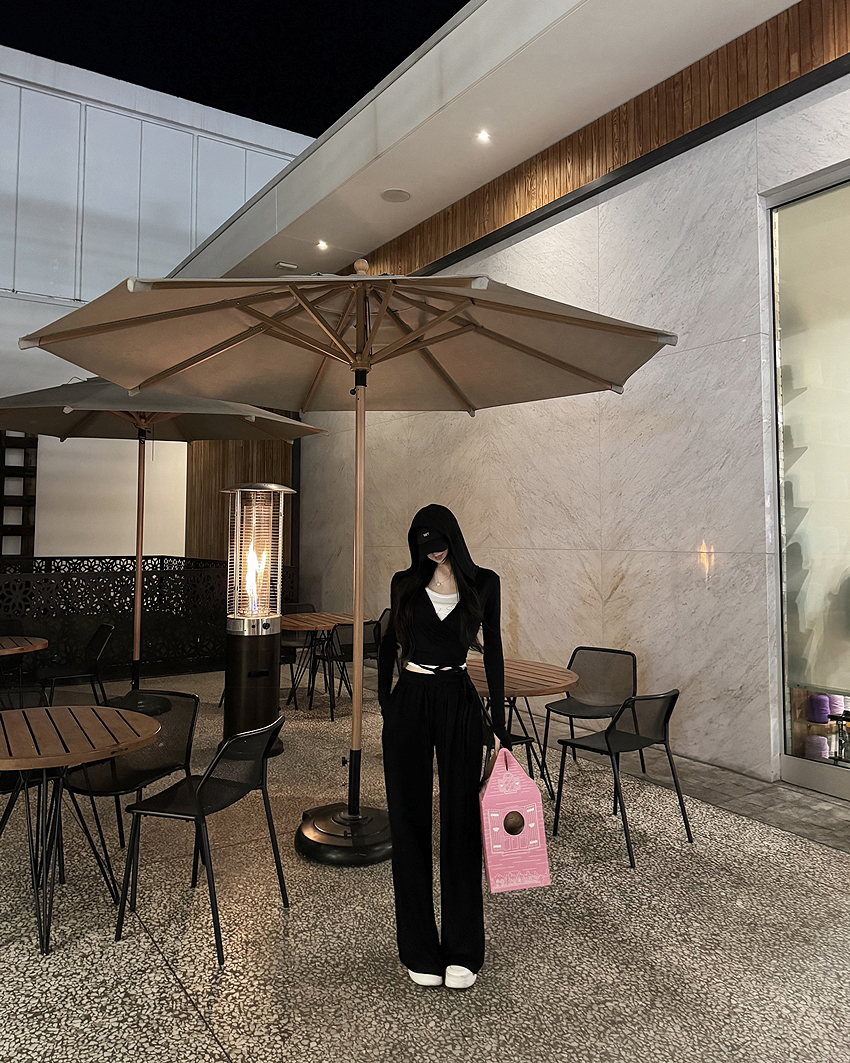 Guse Wrap Hoodie Set (3color)