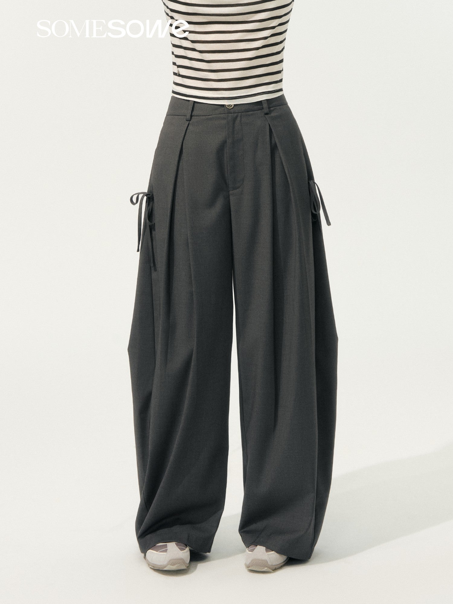 SOMESOWE S2508195 American loose curved knife pants
