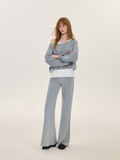 Asgony ASG26575&amp;ASG26576 Polka-Dot Casual Set