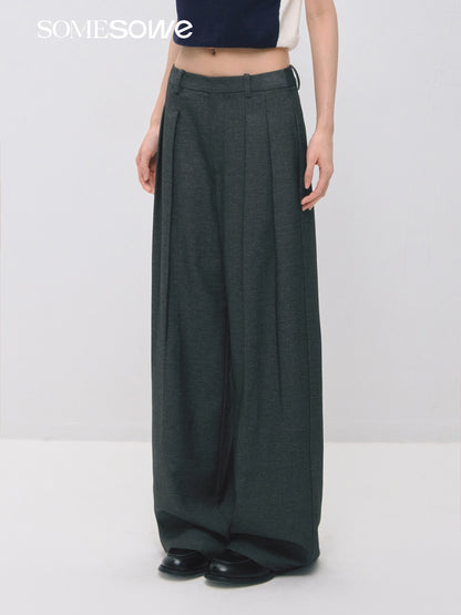 SOMESOWE S2609023 Removable suit pleated skirt pants