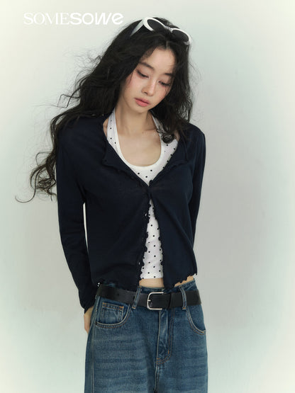 SOMESOWE S2609073 Cotton ultra-thin cardigan