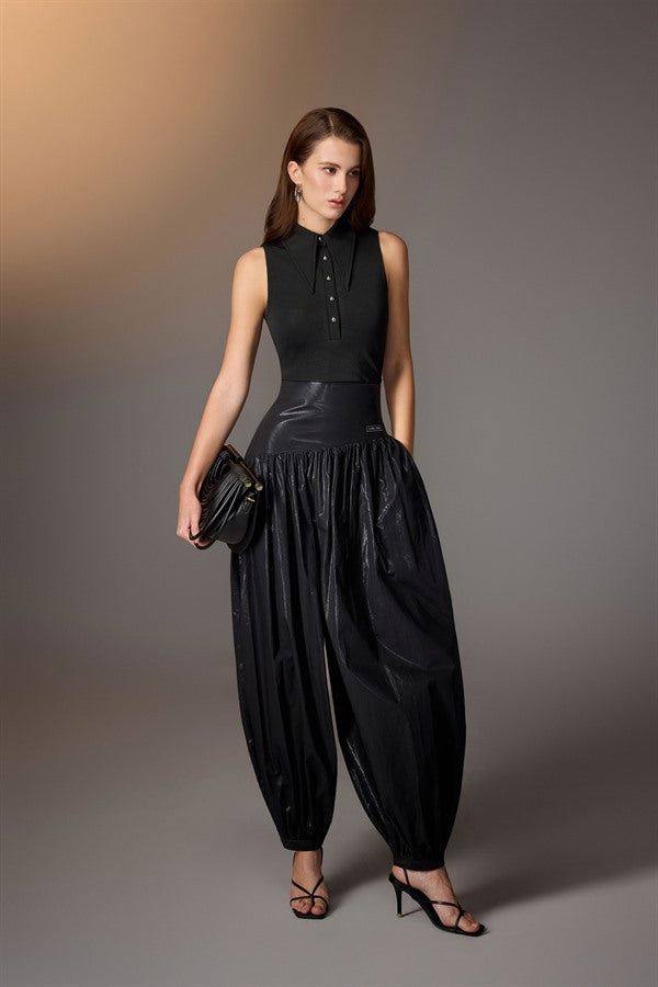 KEIRA TONG Pointed Hem Tank &amp; Baggy Pants