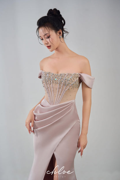 Clava Maison Corset Crystal 24 Custom Made Dress