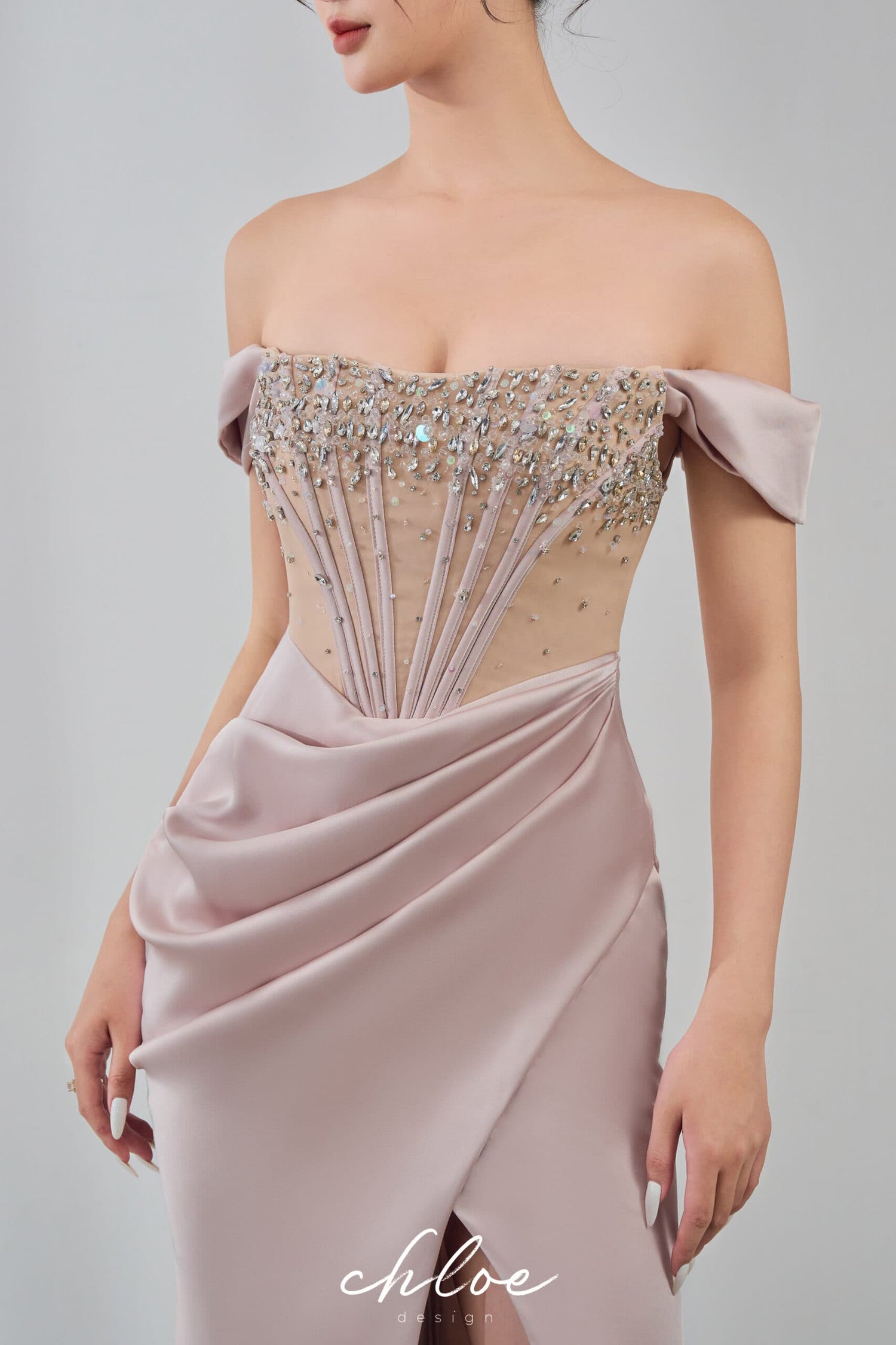 Clava Maison Corset Crystal 24 Custom Made Dress
