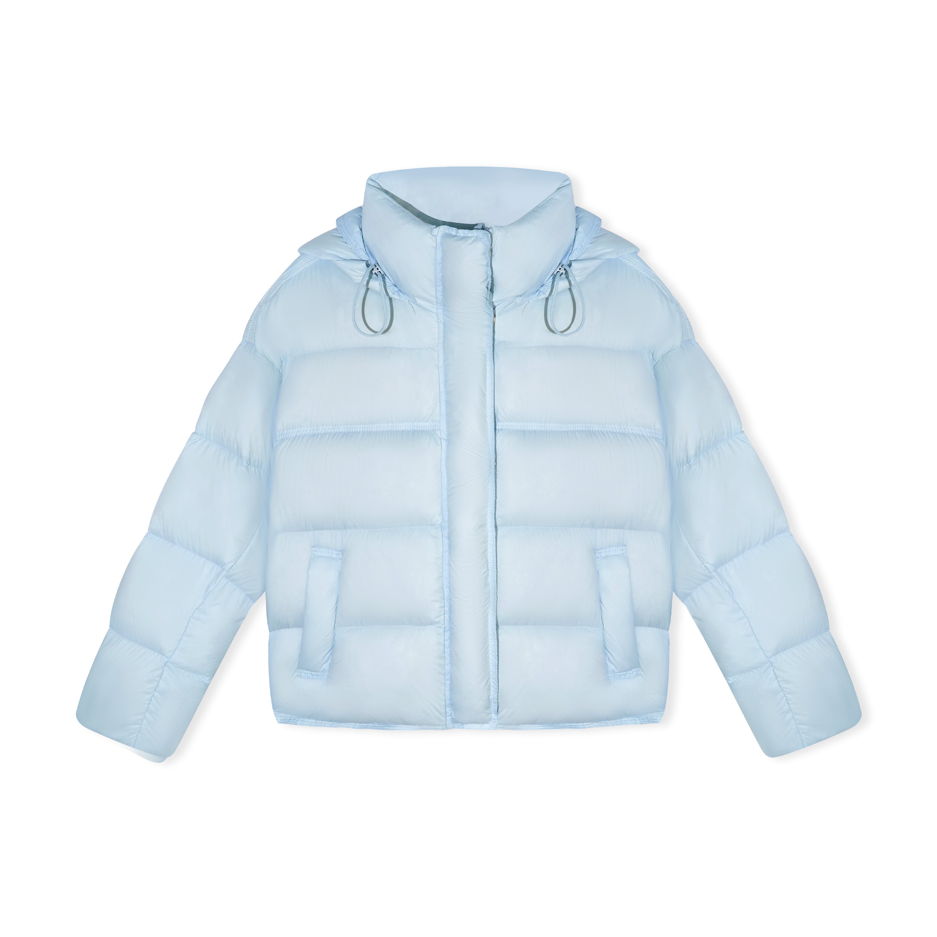 16DEWS 16D25523 Duck down hooded down jacket