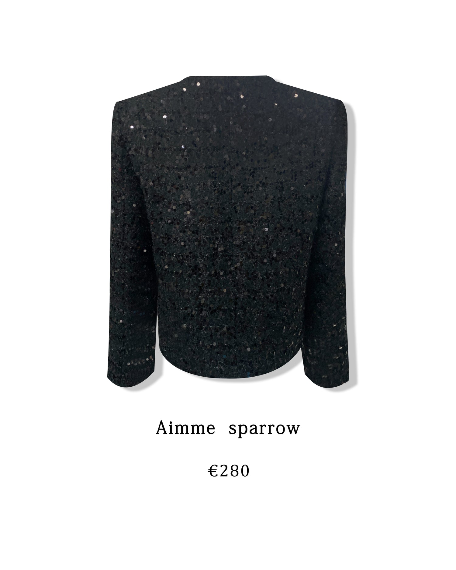 Aimme Sparrow 8733 Black sequin set