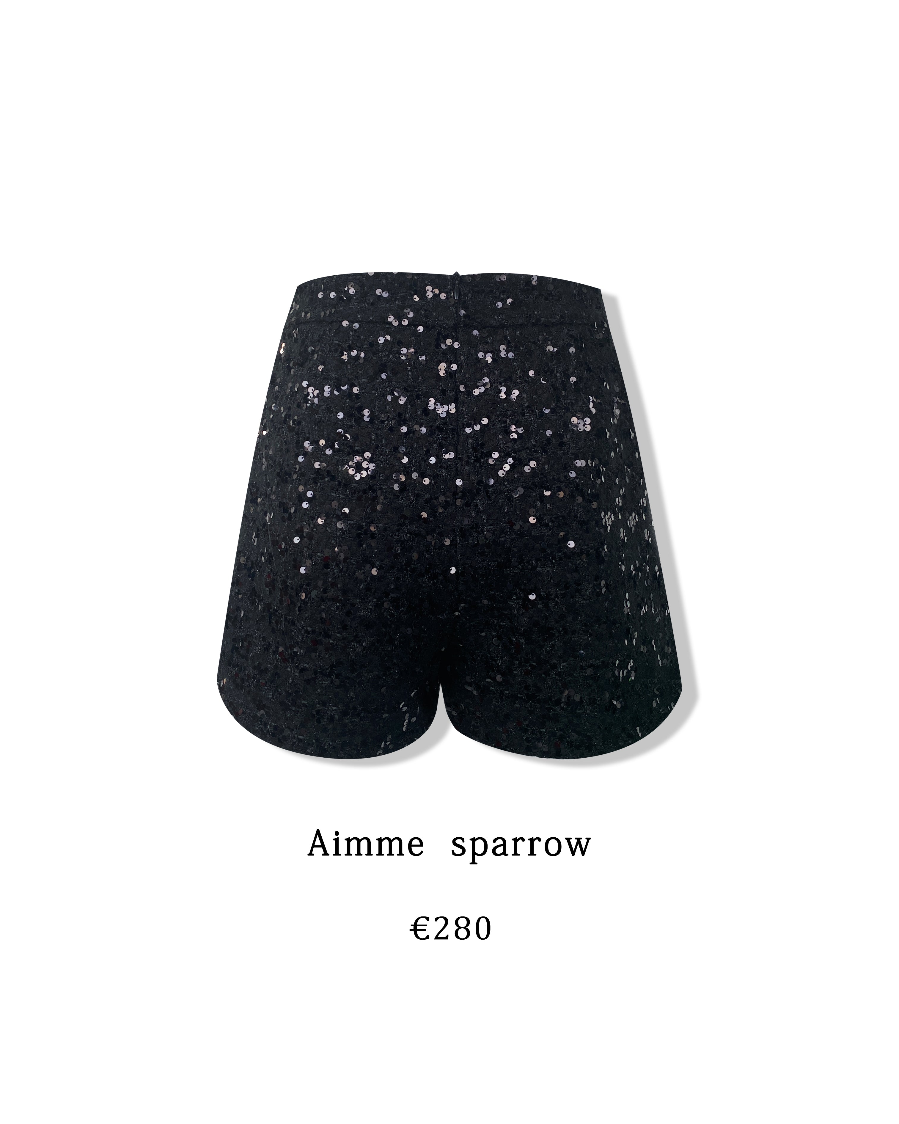 Aimme Sparrow 8733 Black sequin set