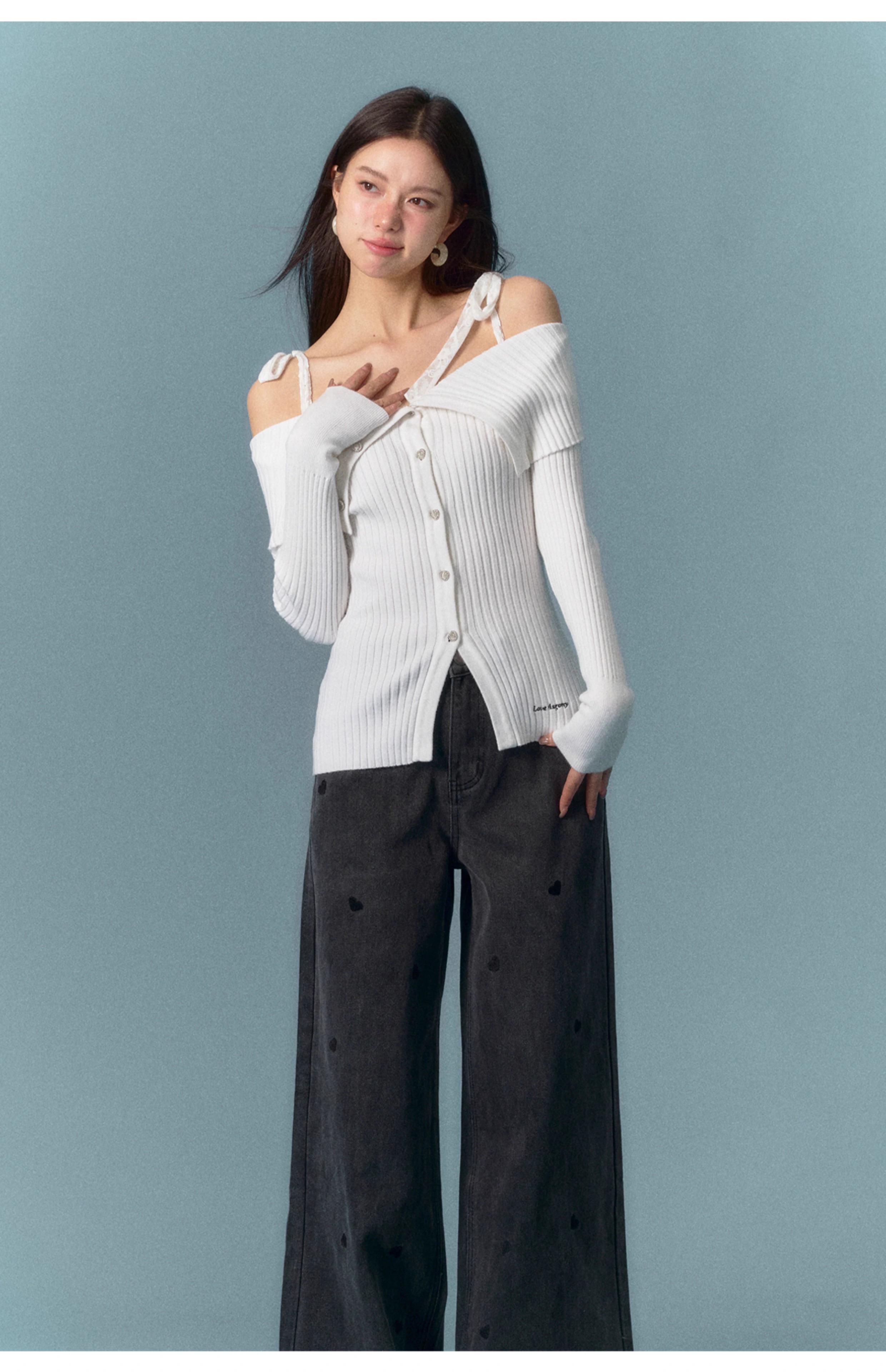 ASGONY [Star Style] Sale Ballet Top(2color)