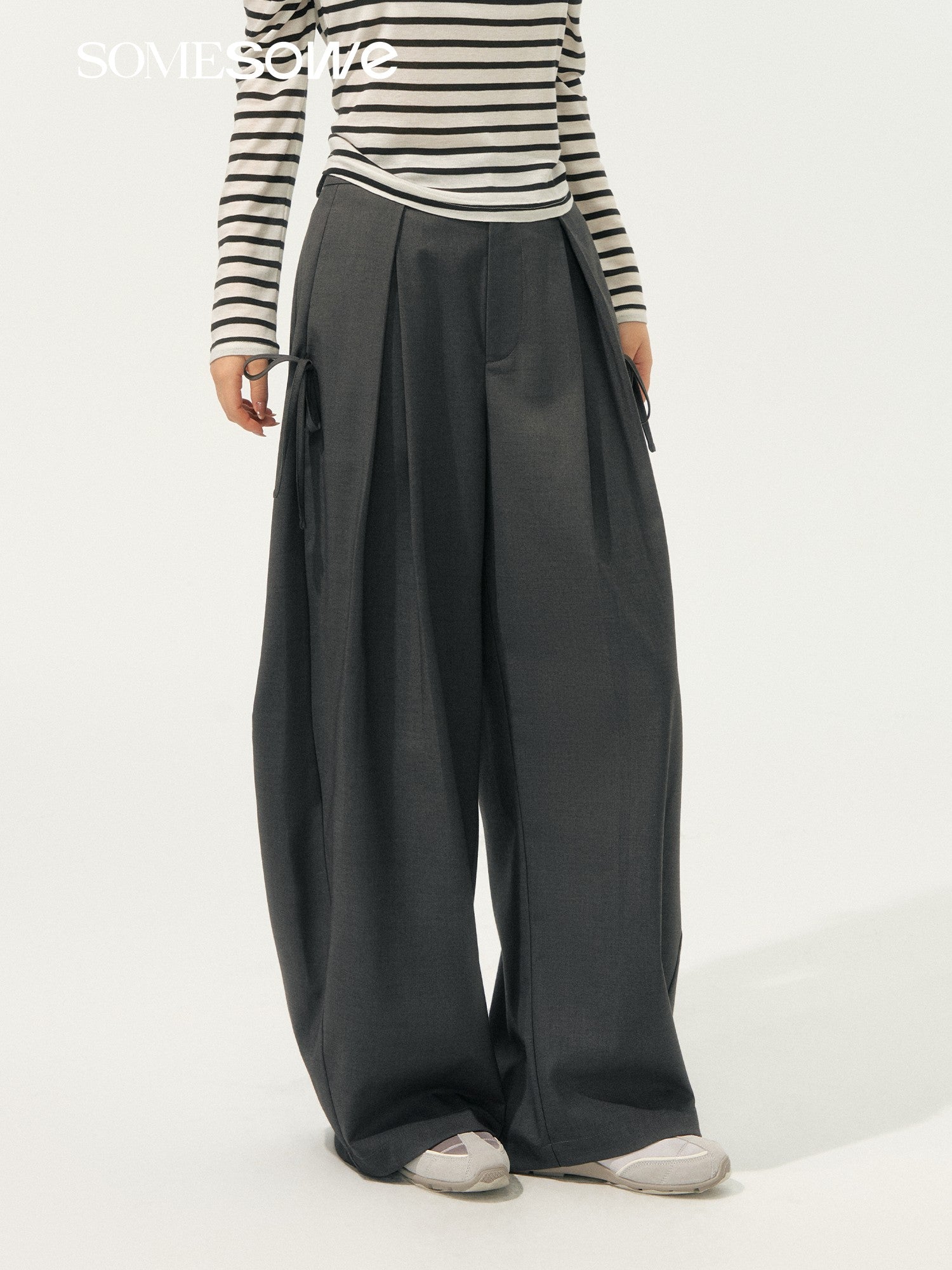 SOMESOWE S2508195 American loose curved knife pants