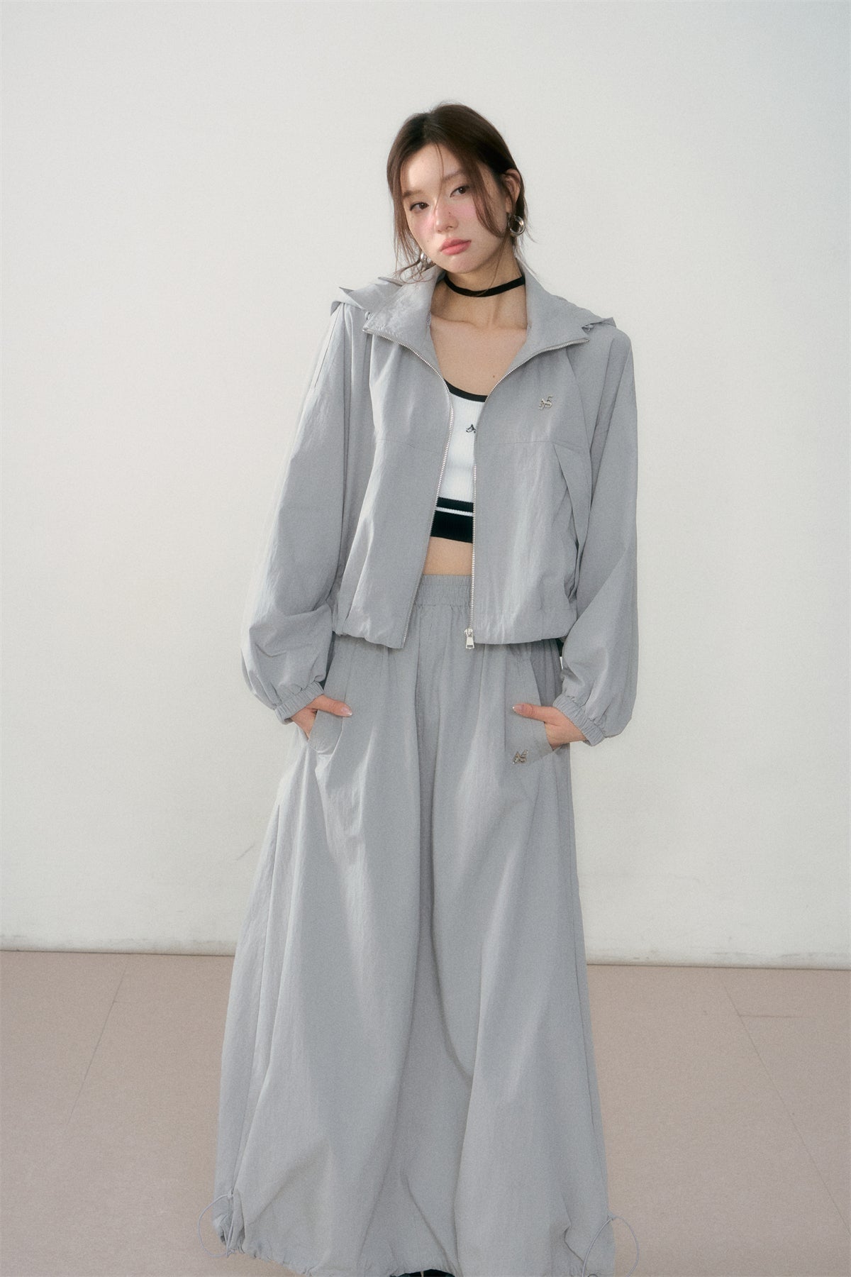 ASGONY Grey Jacket Set(SEPARATE)