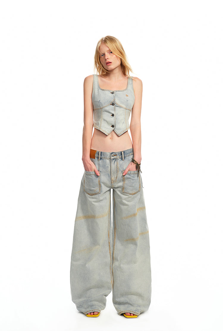 NAWS B020725 Ceramic denim vest