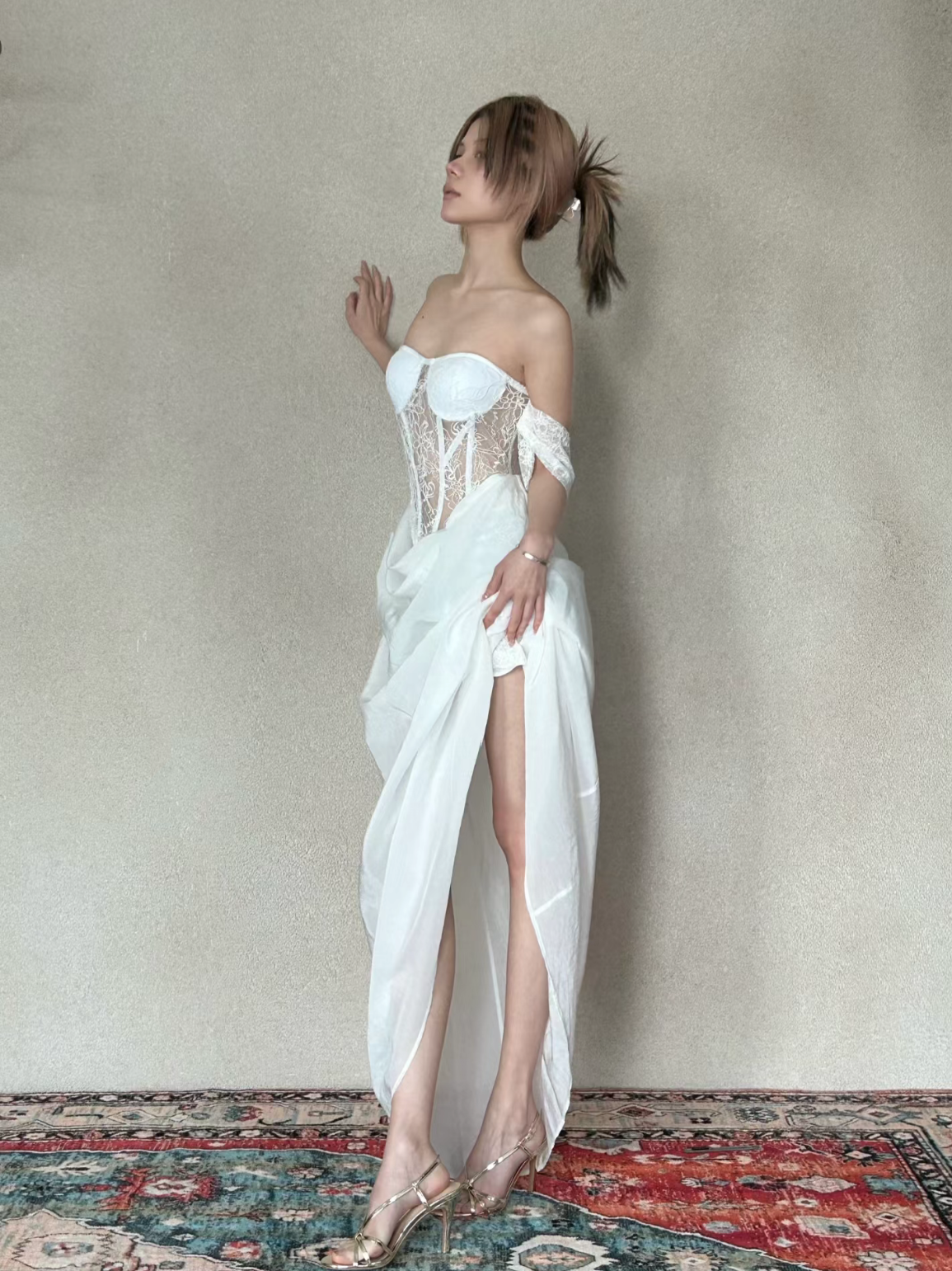 Crow Crew [Best Seller] Monica Dress(WHITE)